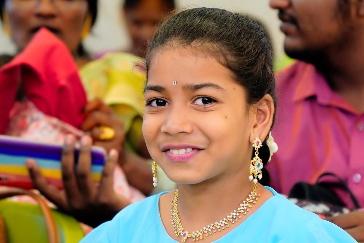 A vibrant sunset over the ocean horizon
